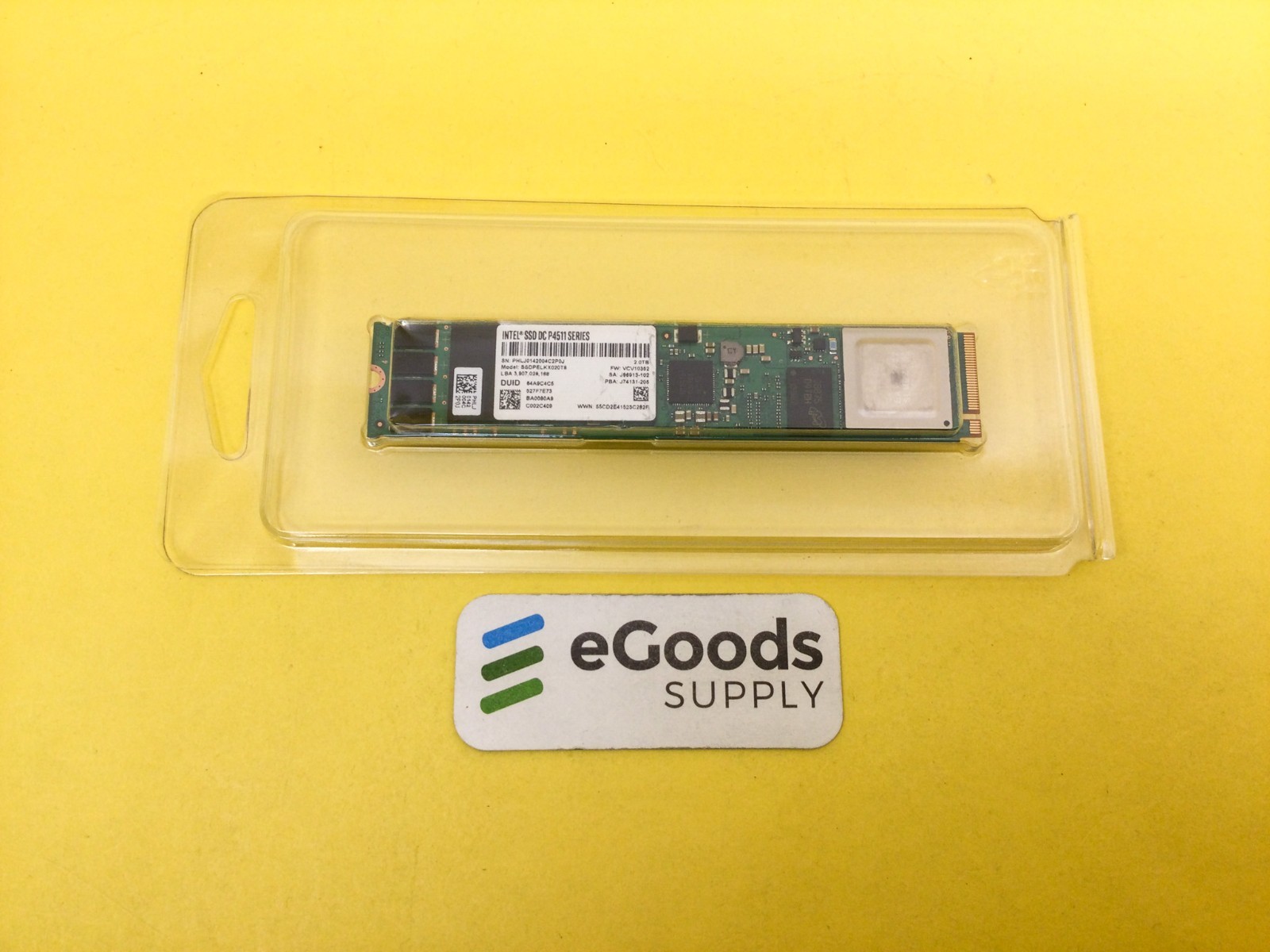 SSDPELKX020T8 Intel SSD DC P4511 Series 2TB NVMe PCIe 3.1 x4 M.2 22110 SSD NEW