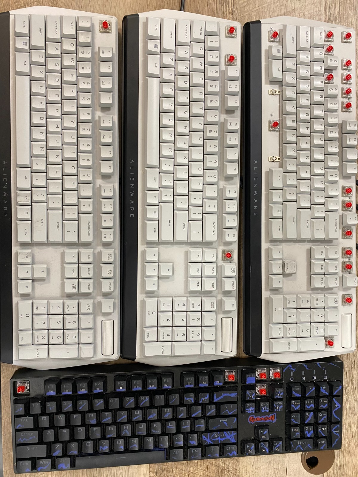 Salvage Lot: Alienware AW5110K/Wired Razer K582-RGB Wired
