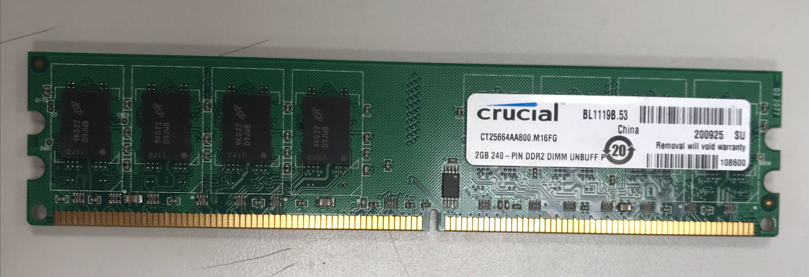 Crucial RAM CT25664AA800.M16FG