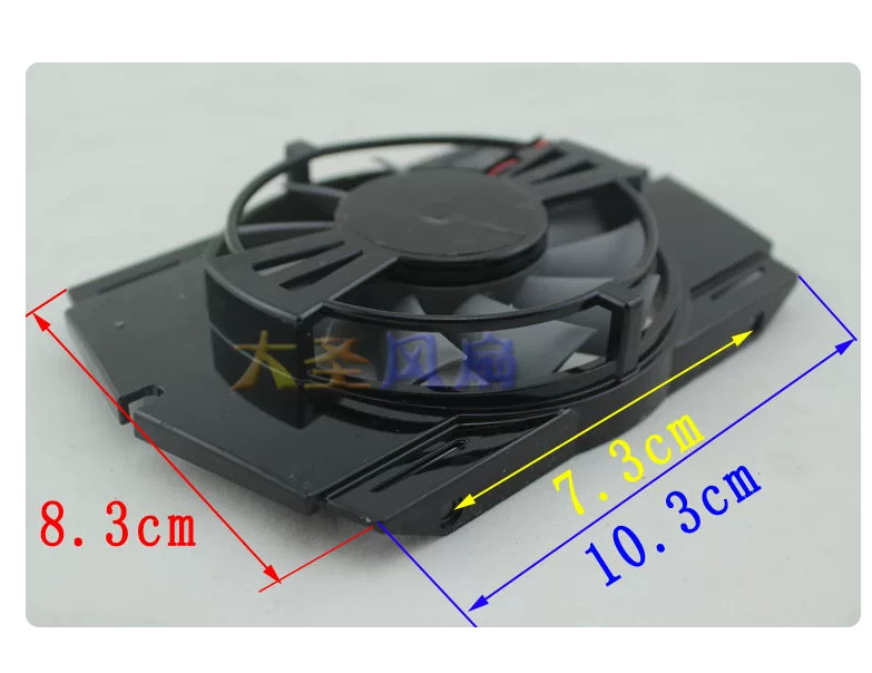 Graphics Card Fan 12V 0.28A For APISTEK GA82O2M -NNTA