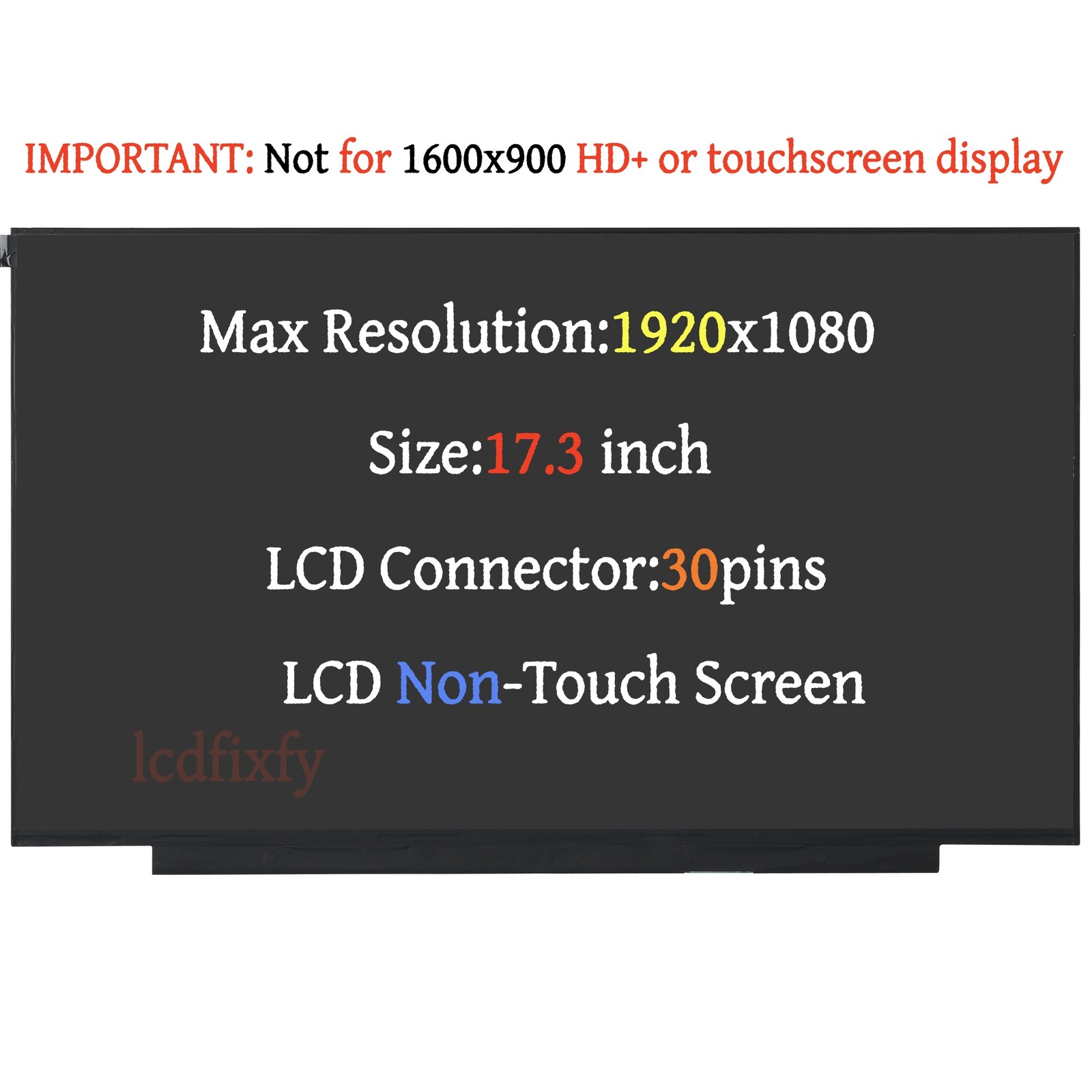 For HP Envy 17M-CG0013DX 9XM78UA LCD LED Screen 1920x1080 Display 17.3 in New