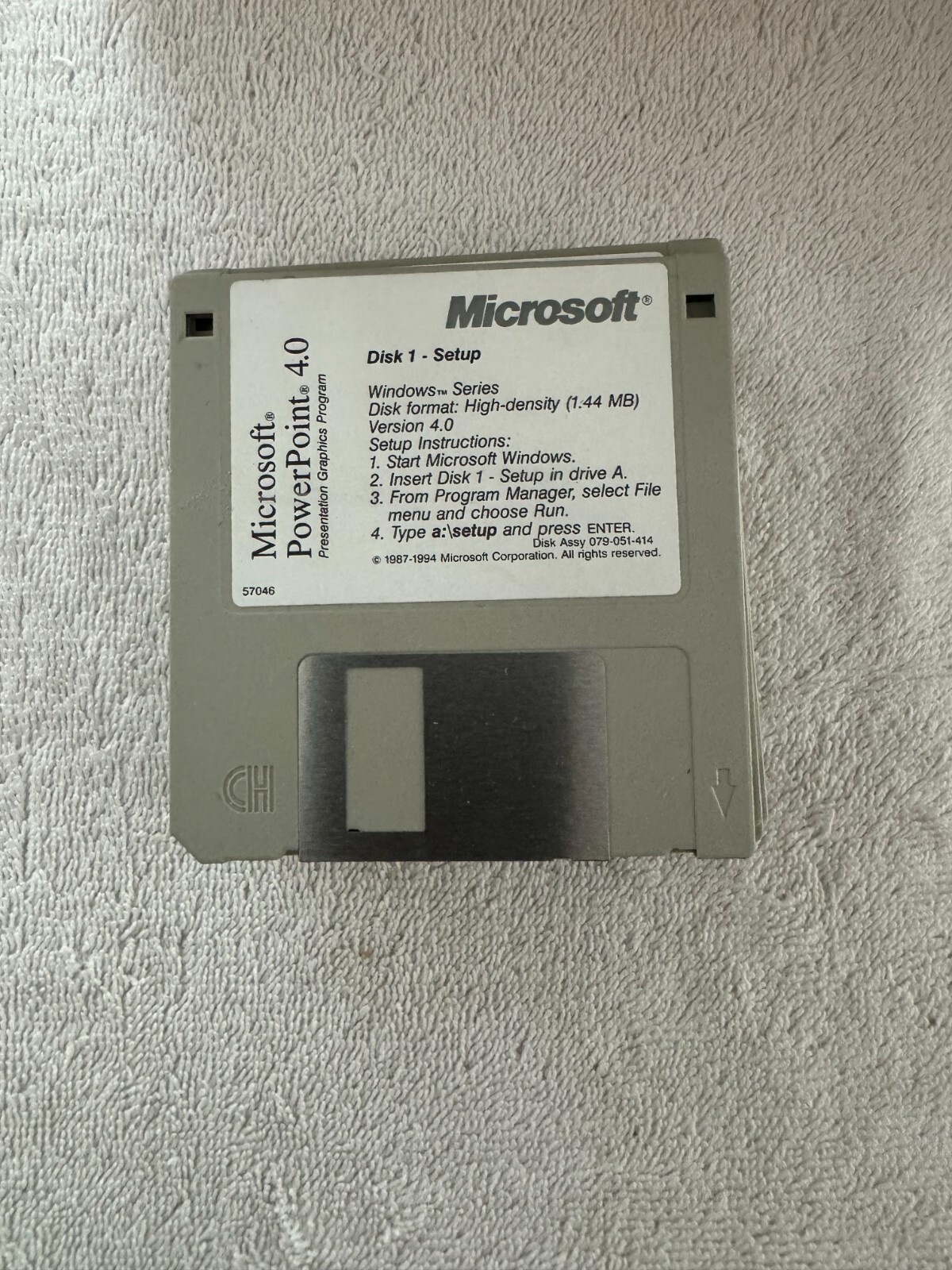 Microsoft PowerPoint 4.0 - 12 Floppy Disk Set
