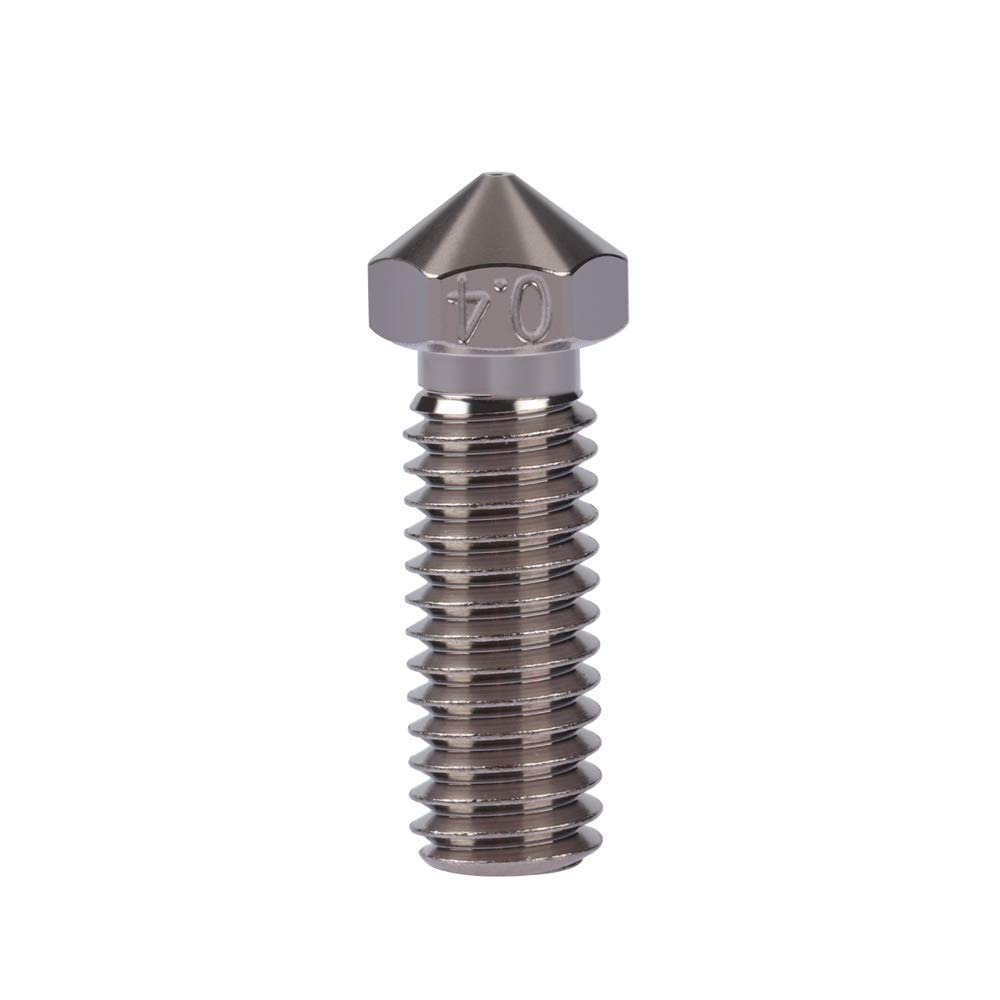 Long M6 Plated Copper Nozzle 0.4Mm Non-Stick High Performance Compatible with 1.