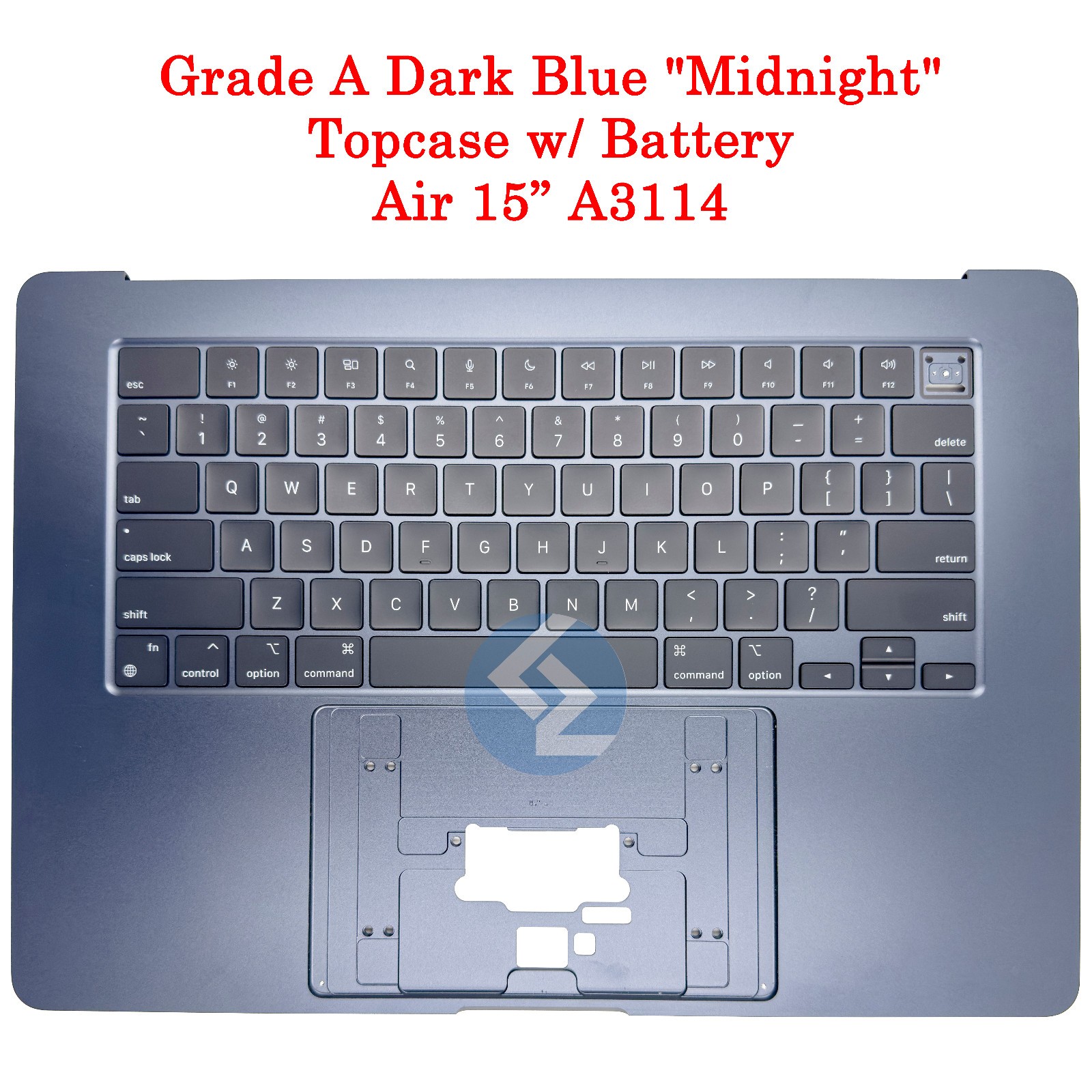 Grade A Dark Blue Keyboard TopCase Battery A2797 Macbook Air 15" A3114 2024 M3
