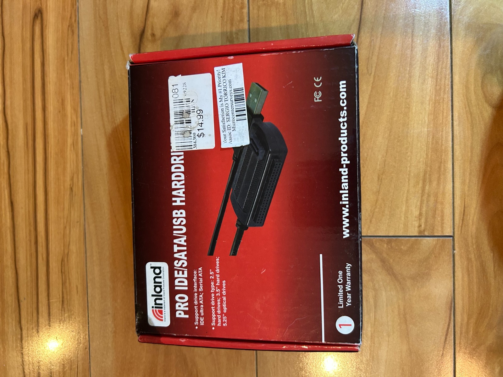 Inland Pro IDE/Sata USB Hard Drive Adapter