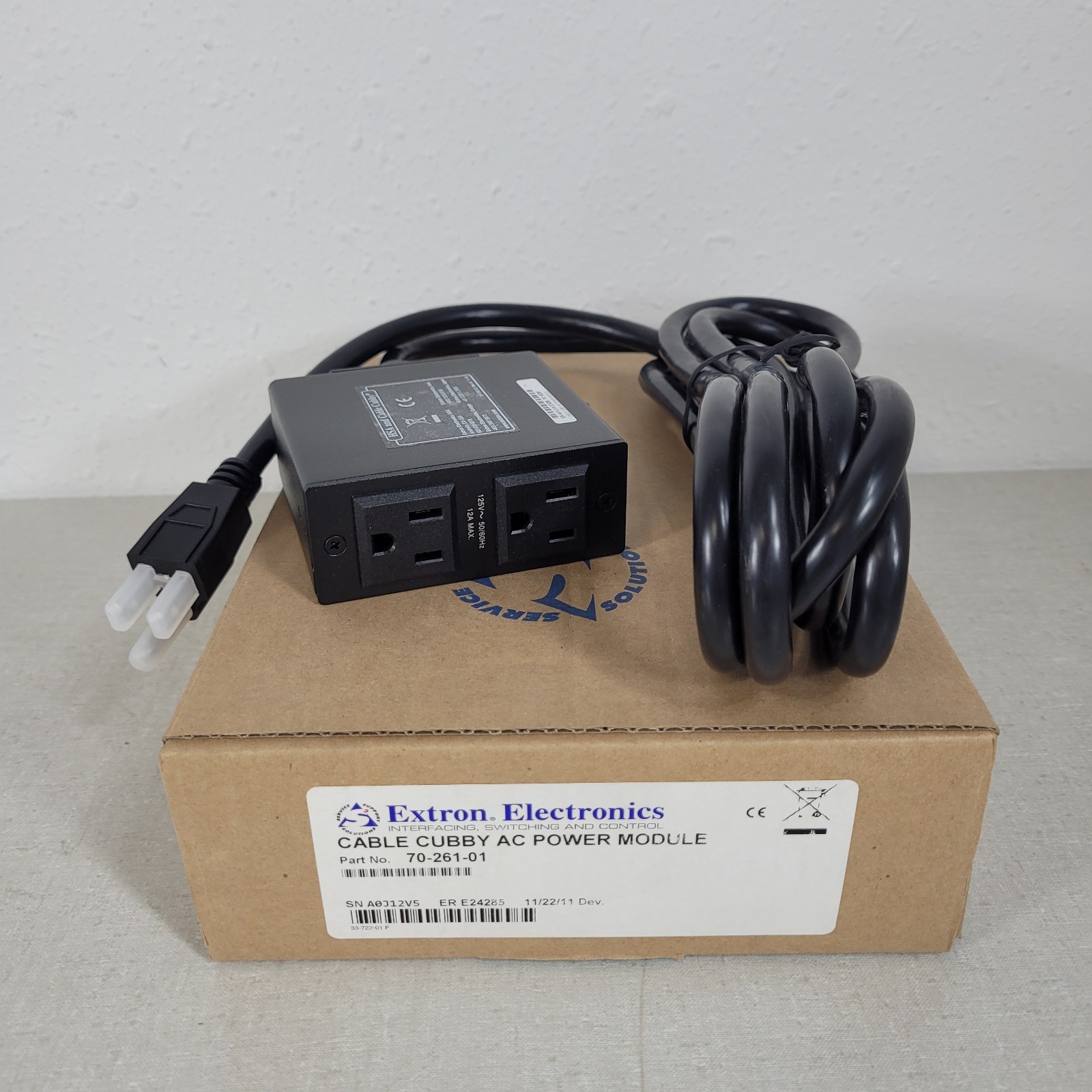 Extron Electronics 70-261-01 Cable Cubby AC Power Module