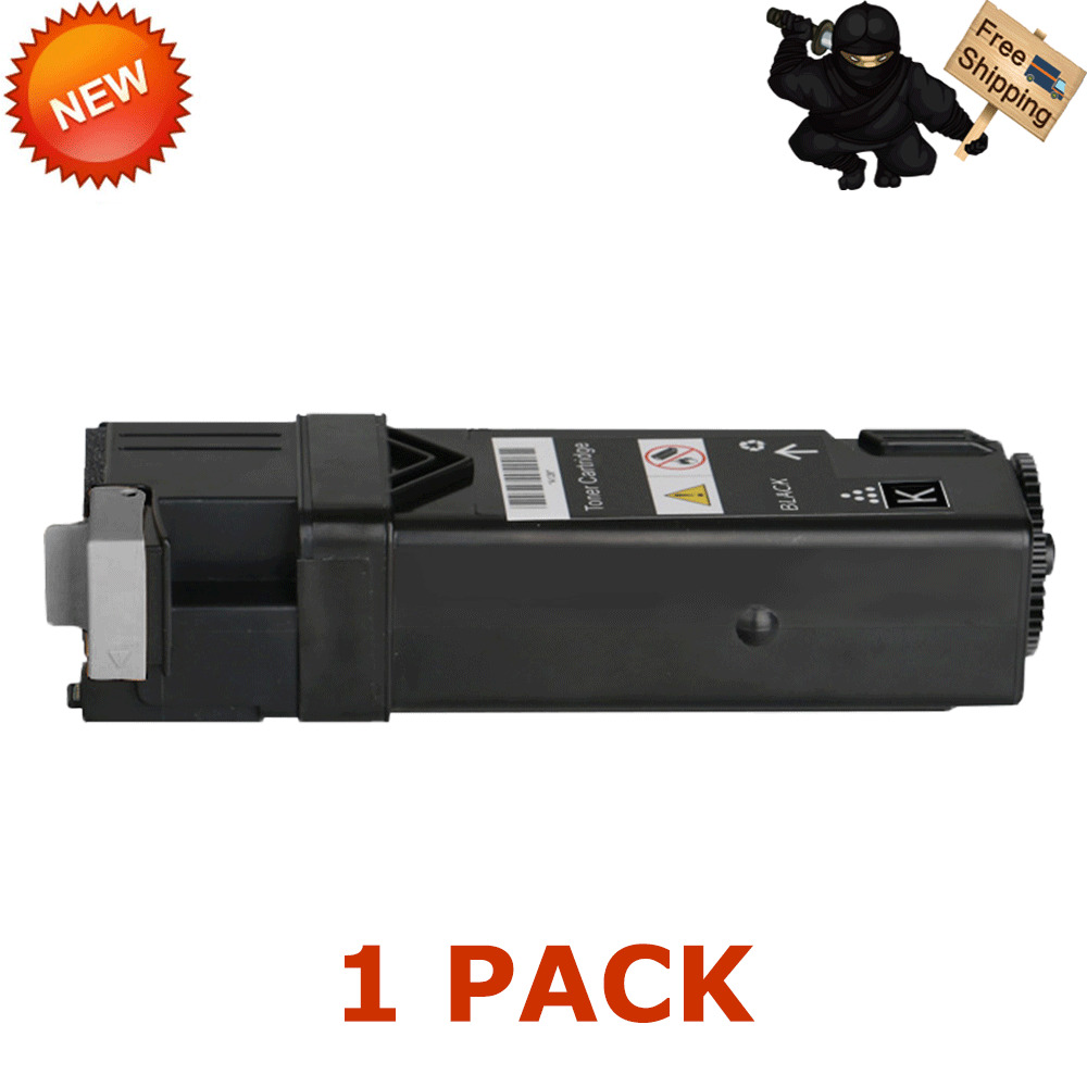 1 PK Black Toner Cartridge for Dell 2130 Color Laser 2130cn, 2135cn Printer