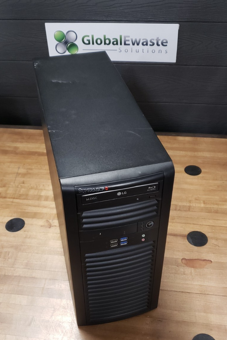 Supermicro CSE-732 Mid-Tower Server Chassis w/ Supermicro X10DRi 2x Xeon E5-2620