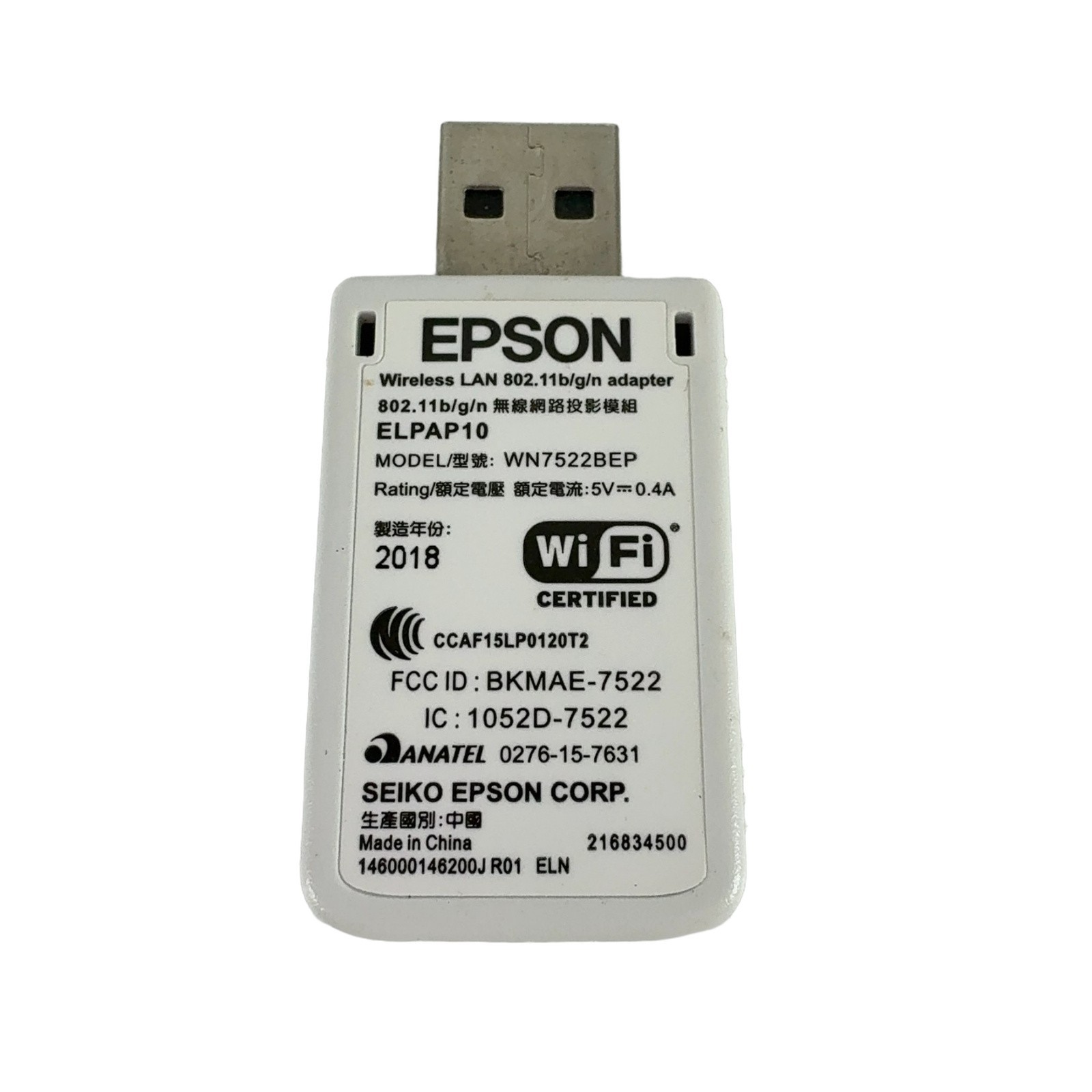 Epson ELPAP10 Wireless LAN Module for Epson Projectors