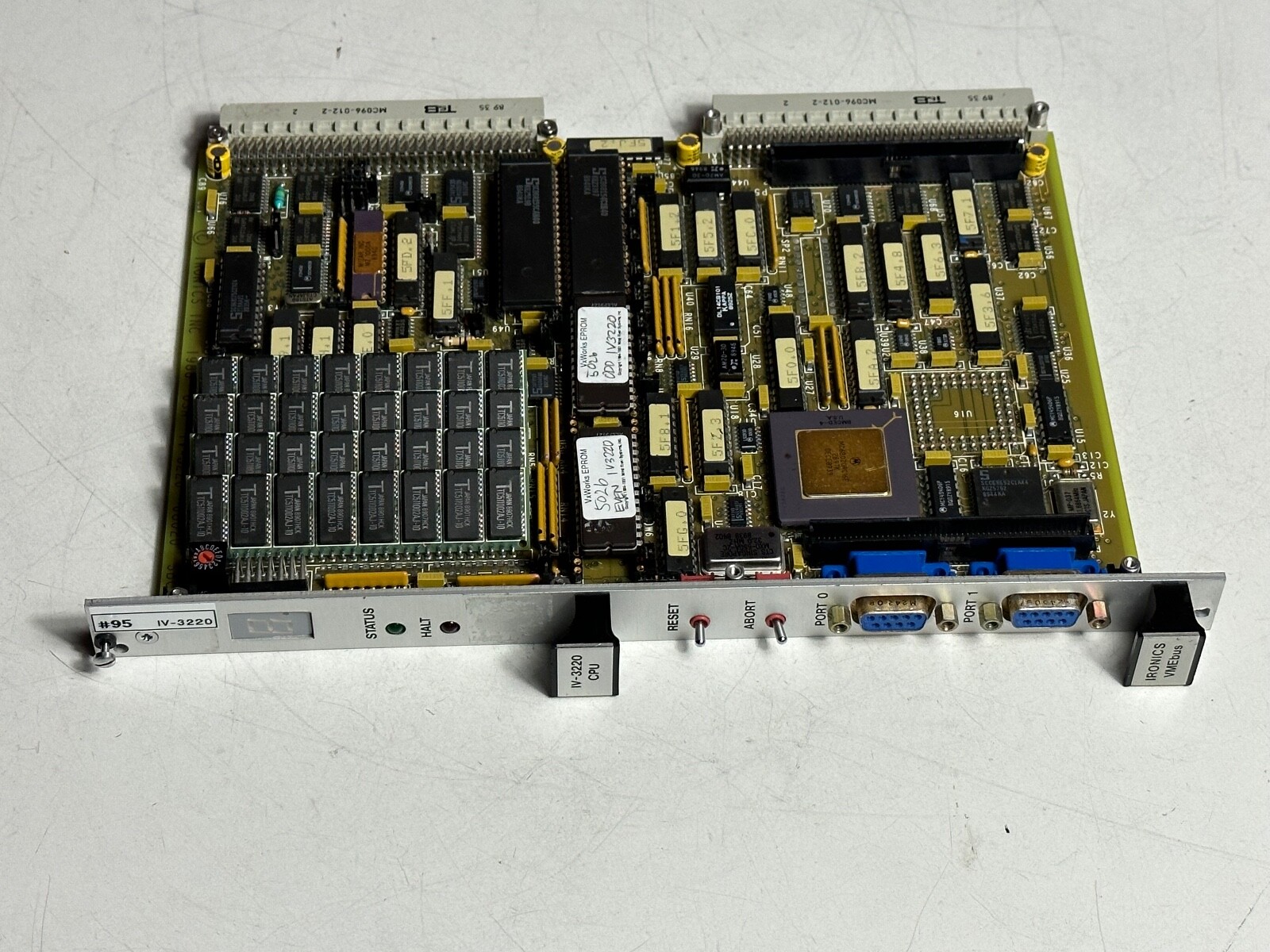 Ironics IV-3220 VME CPU Board Motorola 68020 CPU