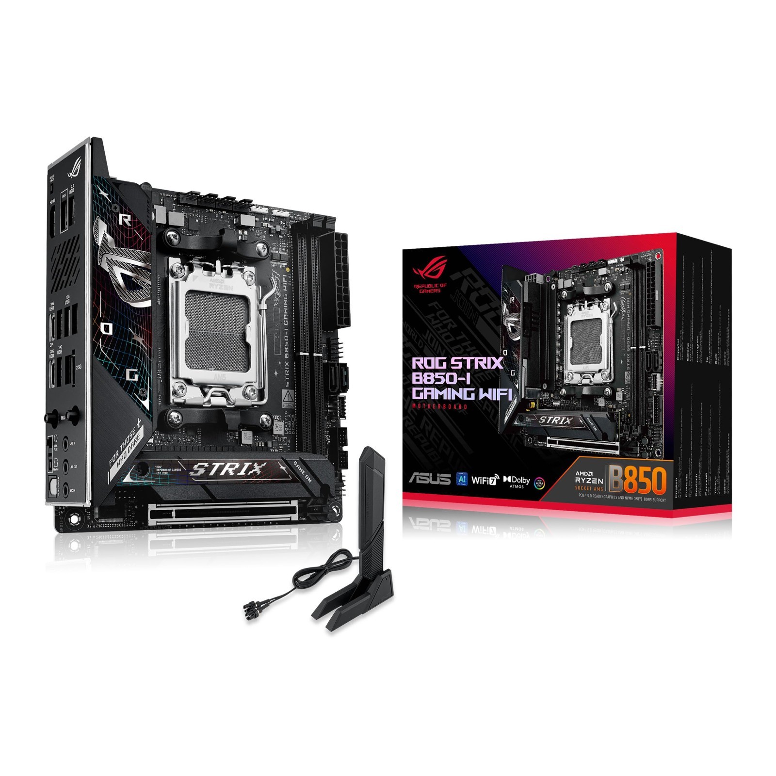 ASUS ROG Strix B850-I 5Z8N Mini-ITX Gaming Motherboard WiFi AMD AM5 B850 DDR5