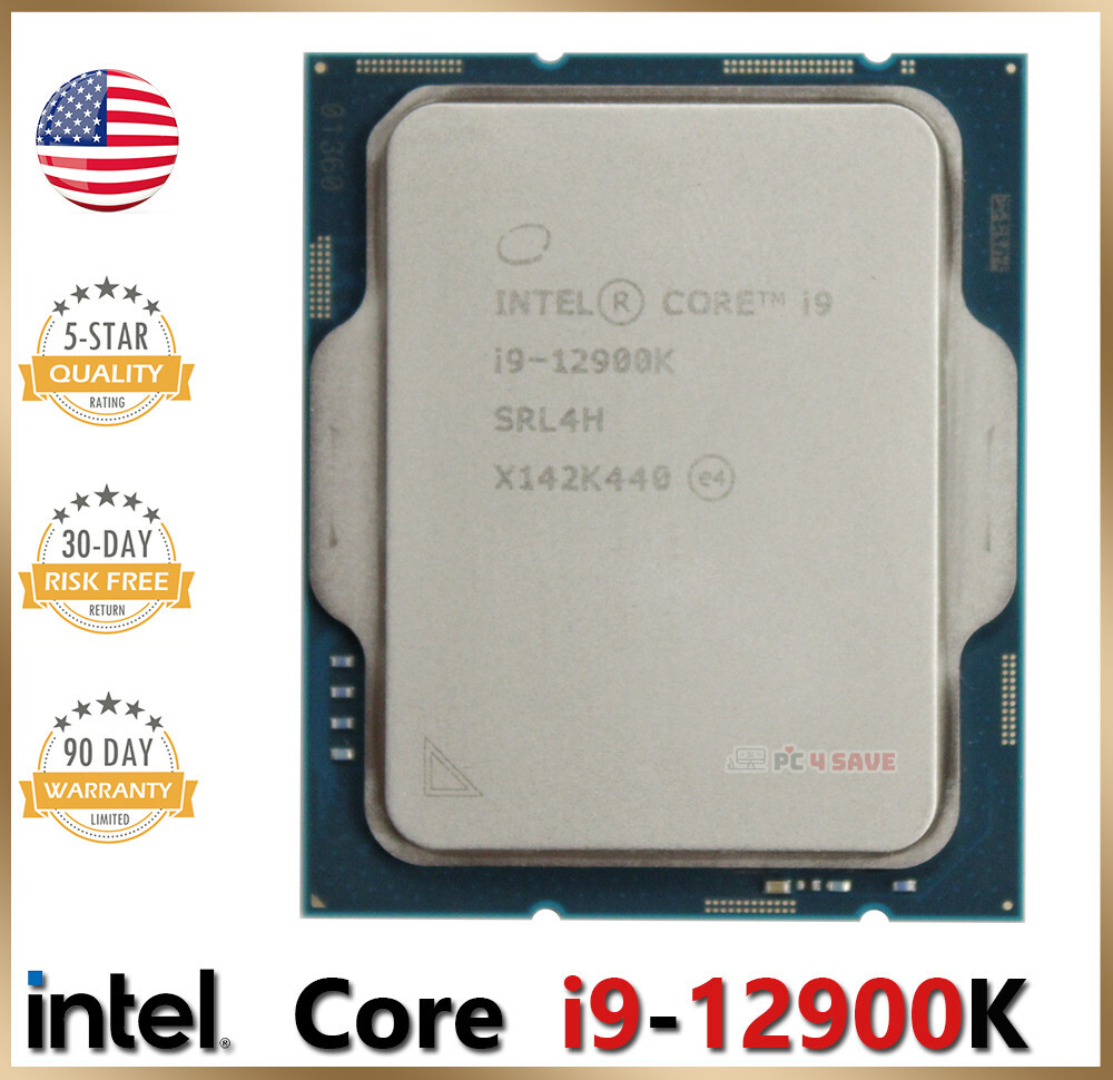 Intel Core i9-12900K Max Turbo 5.20GHz 16-Cores LGA-1700 30MB 12th Gen CPU SRL4H