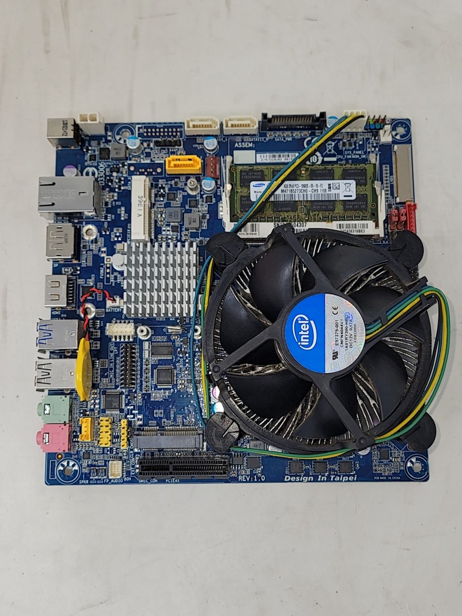 GIGABYTE GA-H81TN Mini-ITX Motherboard Intel Celeron G1840 4GB SEE NOTES