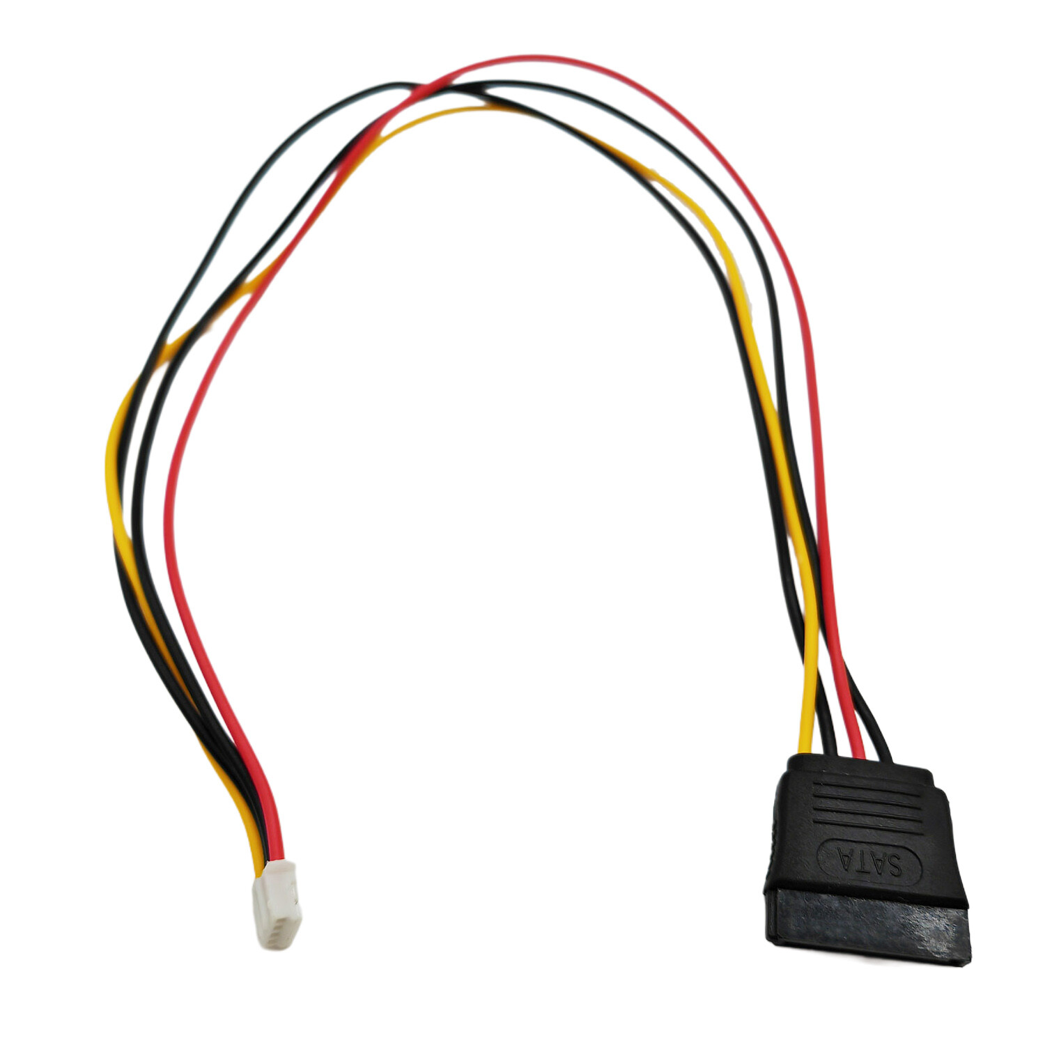 10x Mini 4 Pin PH 2.0mm Female to 15 Pin SATA Female HDD Power Supply Cable Cord
