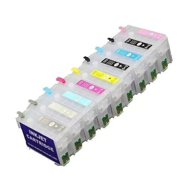 1set empty Refillable ink cartridges for surecolor P600 ARC chip T7601-T7609