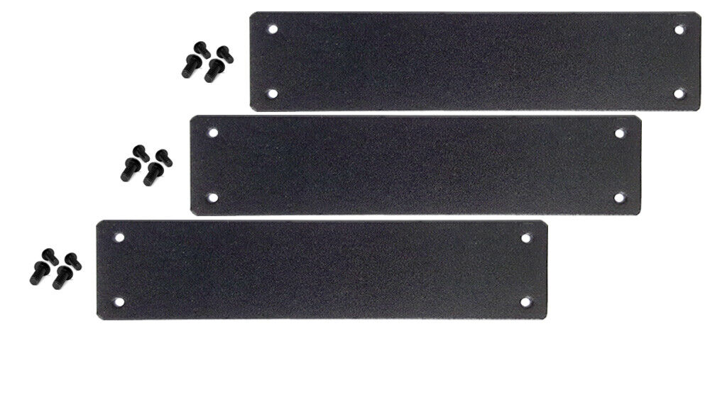 Pack Of 3 Cover Plates For 1U 2U 3U Rackmount Kit Used By RFDM2 MD101 MD211
