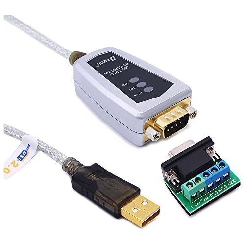 DTECH USB to RS422 RS485 Serial Port Converter Adapter Cable with FTDI Chip Supp