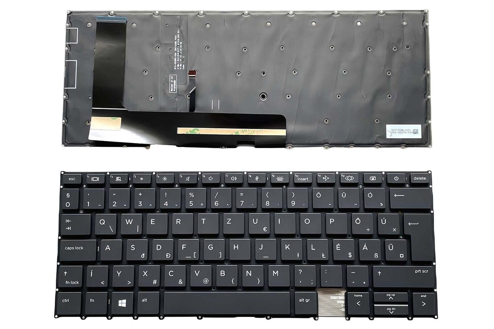 HUN Backlit Hungarian Keyboard for HP EliteBook x360 1030 G8 Laptop Magyar