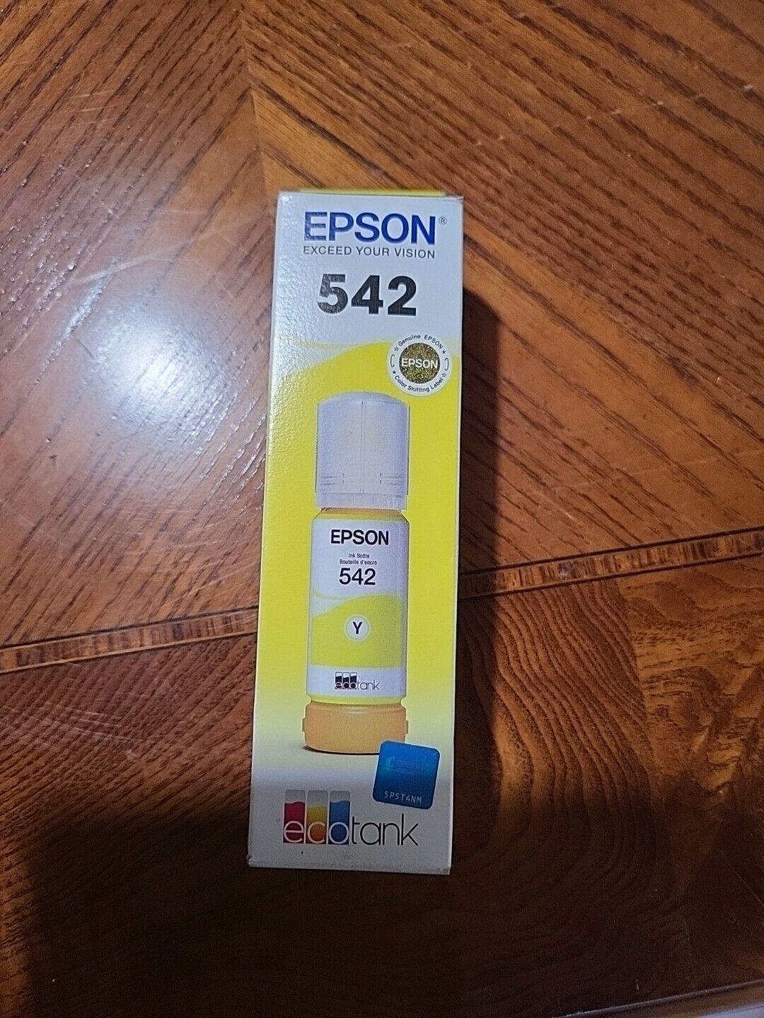 Brand New Factory Sealed Epson 542  Yellow Ink Bottle