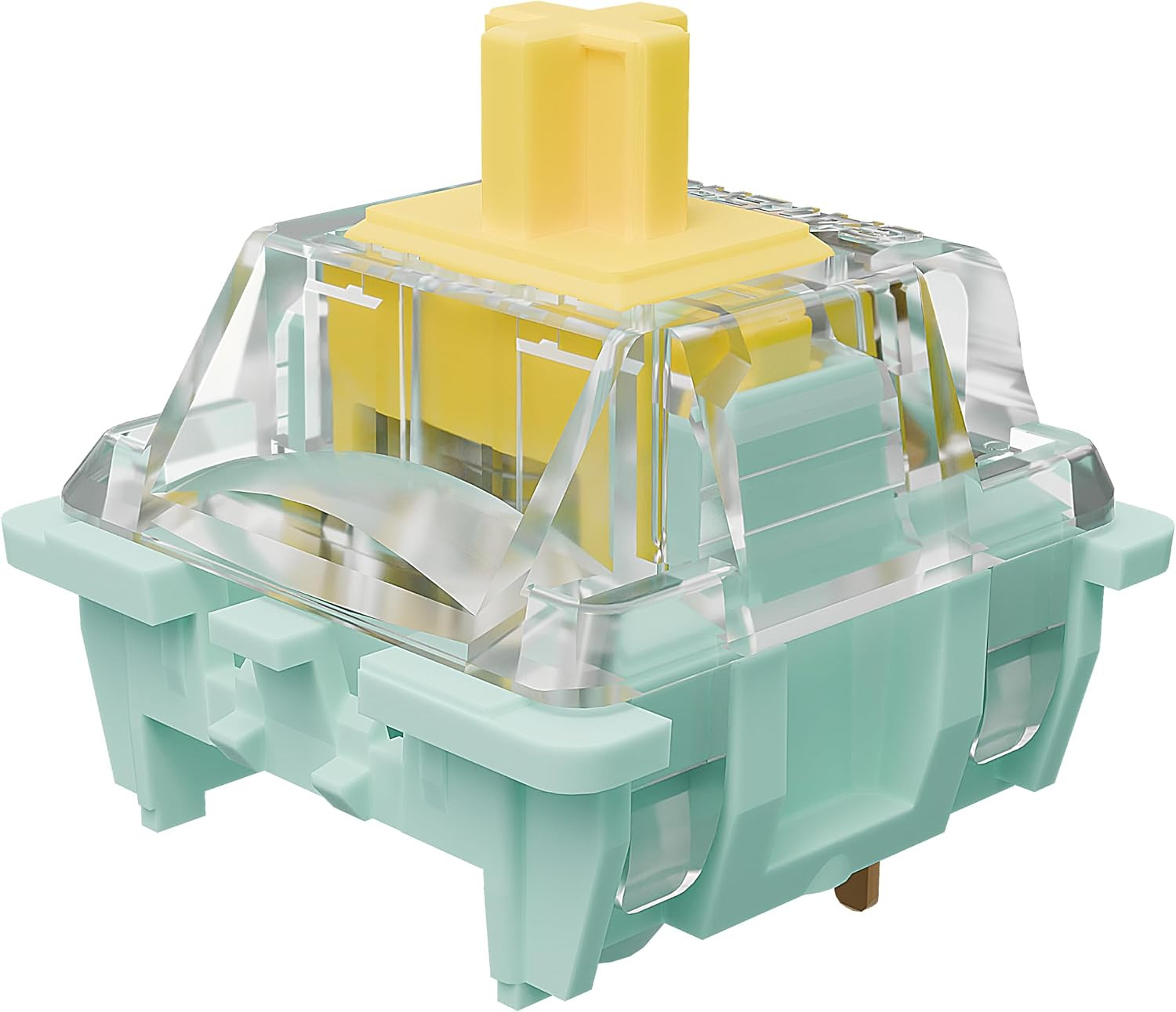 Kutethy X GATERON JAED Series 3.0 Yellow Switch,55Gf Double Spring,3-Pin Pre Lub