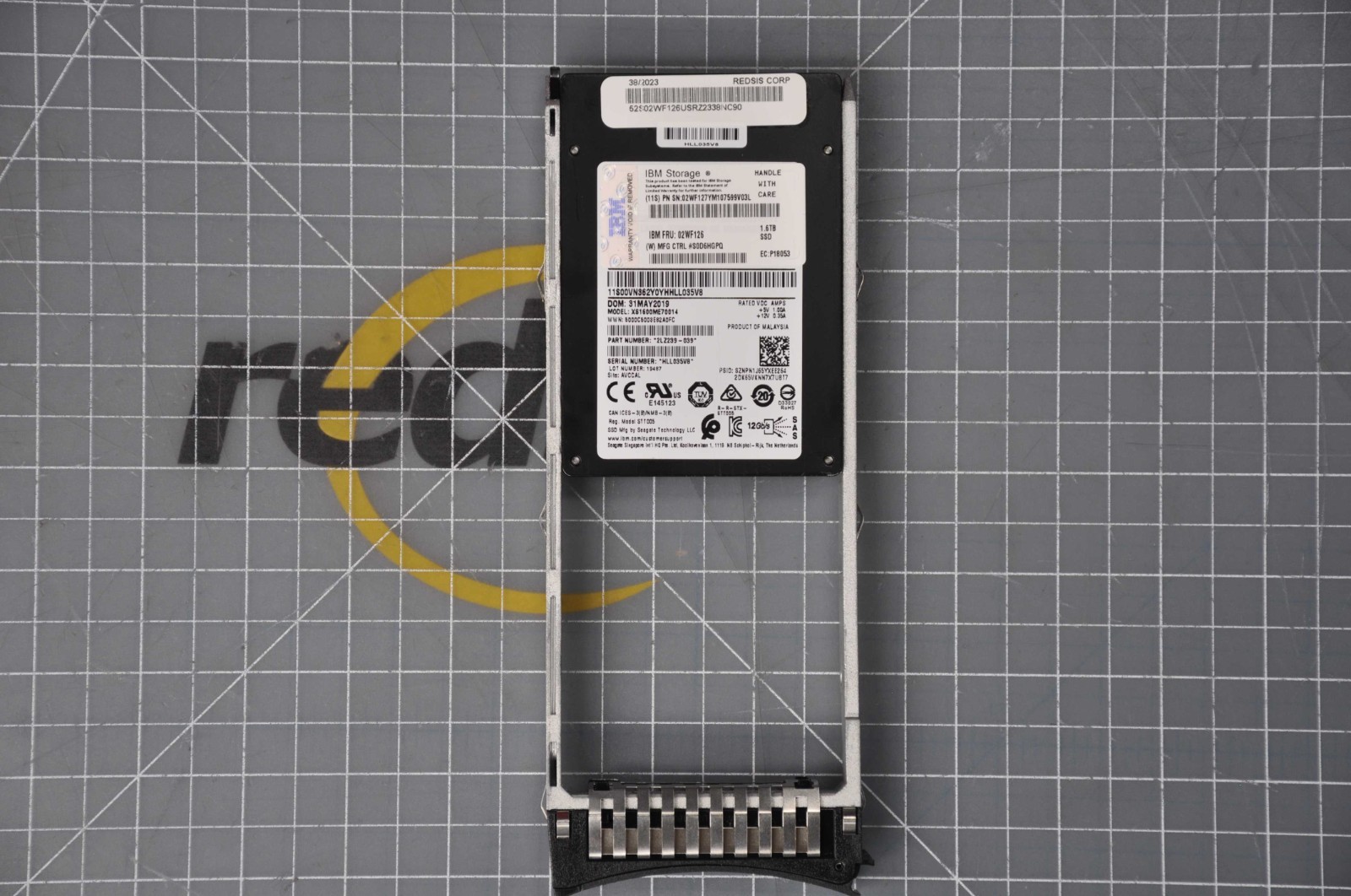 IBM 1.6TB 2.5" SAS SED 12GBPS SOLID STATE DRIVE GRADE A 02WF126