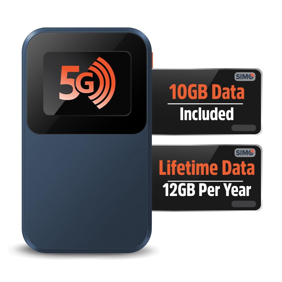 Solis Edge 5G Hotspot Lifetime Data 12GB Year Global WiFi