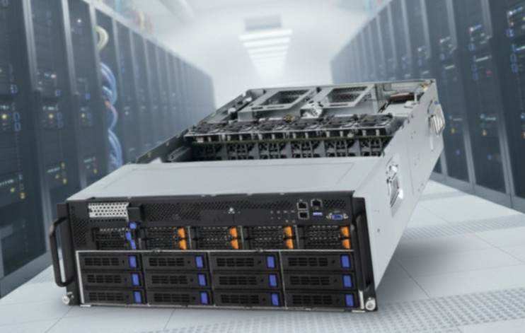 New Gigabyte 4U HPC AI 10x Nvidia GPUS SERVER Xeon Gold 40 cores 2.4GHz 8x NVMe