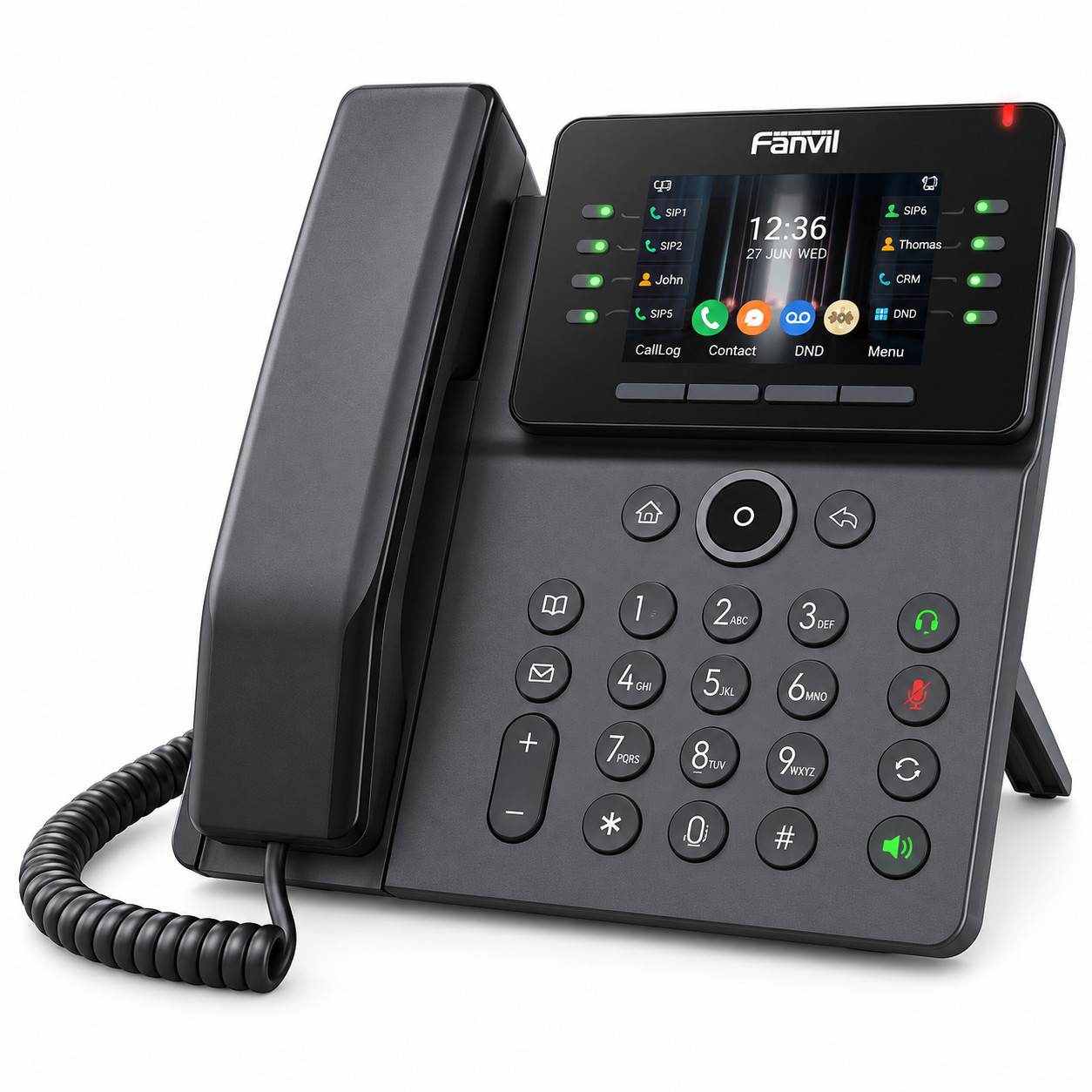 Brand New Fanvil V64 Enterprise VoIP IP Phone WiFi Bluetooth PoE 12 SIP Lines