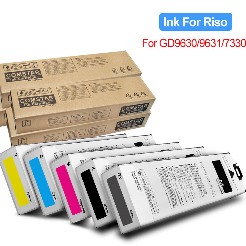 5PCS Compatible Ink Cartridge For Riso Comcolor GD9630 GD9631 GD7330 Printer