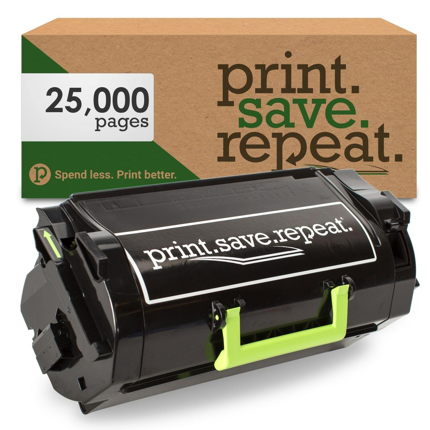 Print.Save.Repeat. Lexmark 521HE Toner Cartridge MS710 MS711 MS810 MS811 MS812