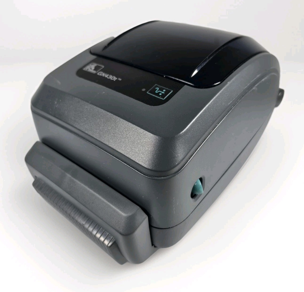 Zebra GX430t Thermal Label Barcode Tag Printer W/ Auto Front Cutter GX43-102512