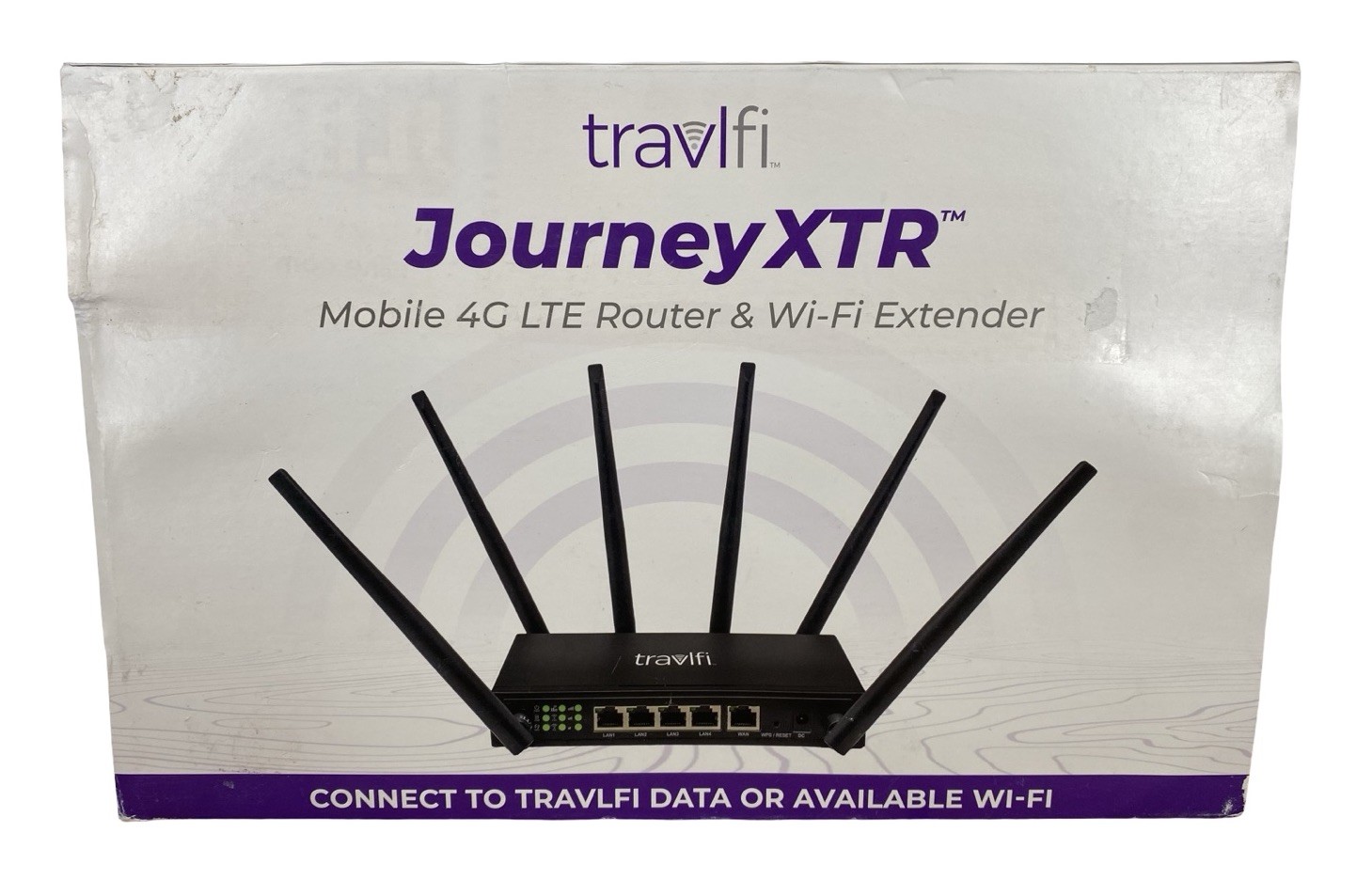 TravlFi JourneyXTR 4G/LTE Router and Wi-Fi Extender