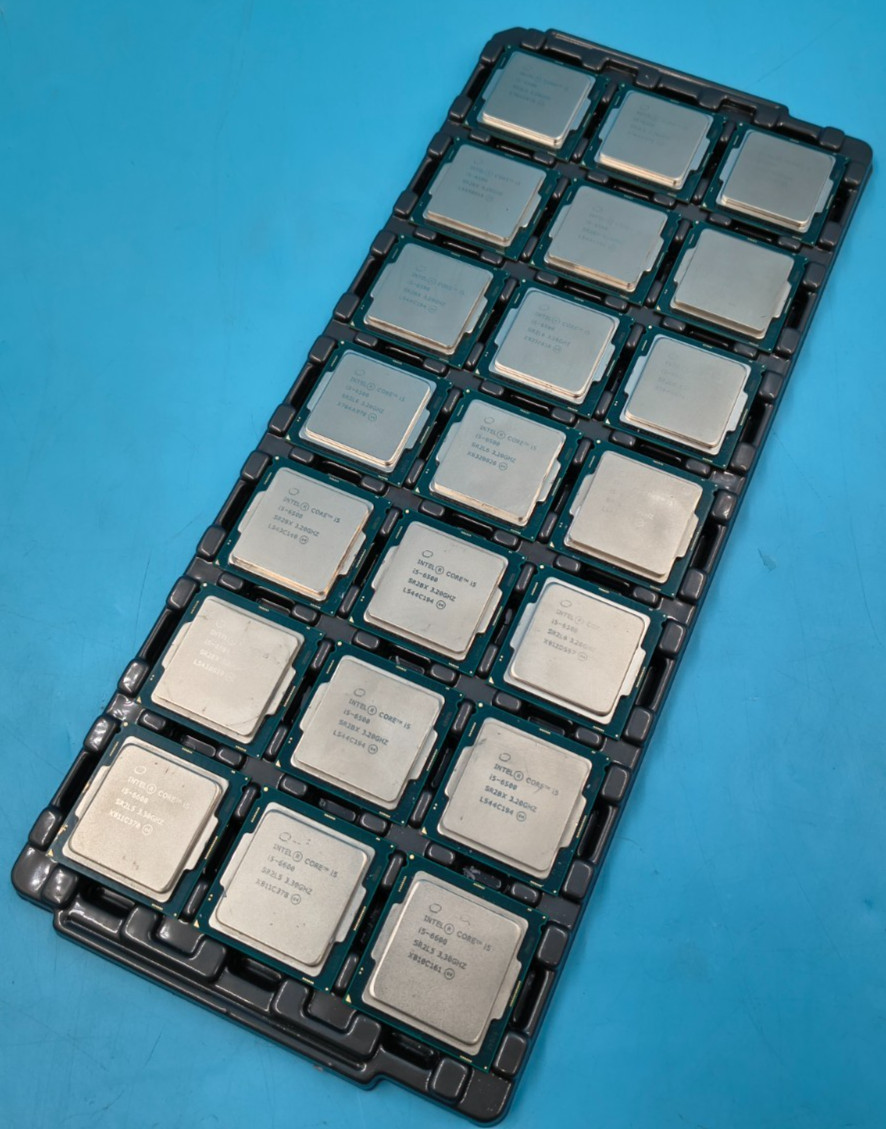LOT OF 21 Intel Core i5 6th Gen i5-6500 i5-6600 CPU Processor SR2BX SR2L6 SR2L5