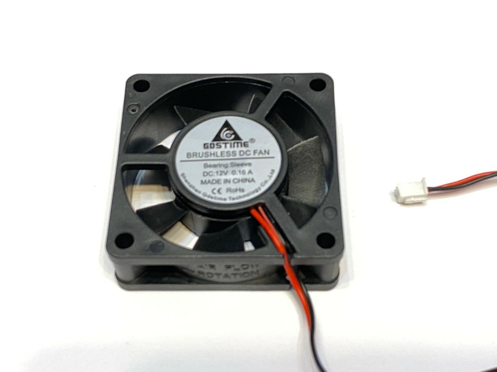 1 Piece Gdstime DC 12V 2Pin 6020 60x60x20mm 60mm PC 6cm Case Cooling Fan A44