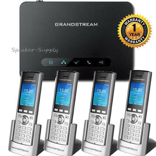 Grandstream DP750 Bundle DECT VoIP Base Station with 4 DP730 Cordless Handsets