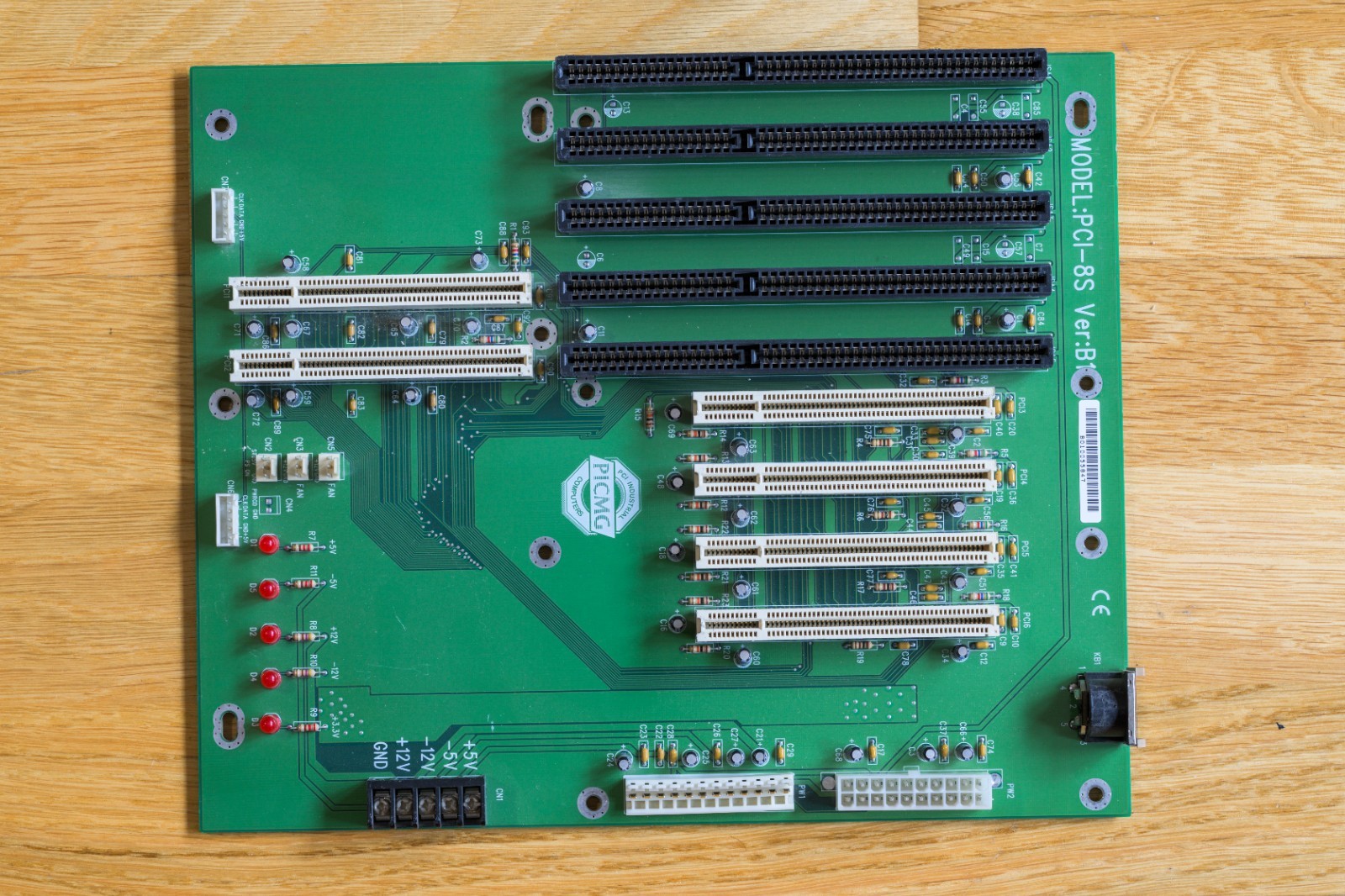 PICMG PCI-8S Ver.B1 Industrial Backplane Motherboard - Working