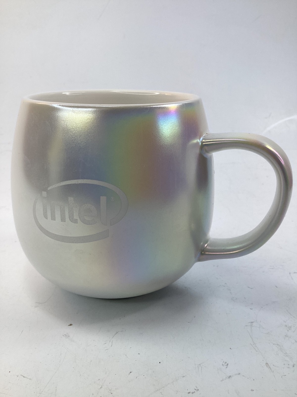 VTG Rare Coffee Mug Tea Cup Intel Inside from Intel Factory in New Mexico (L12)