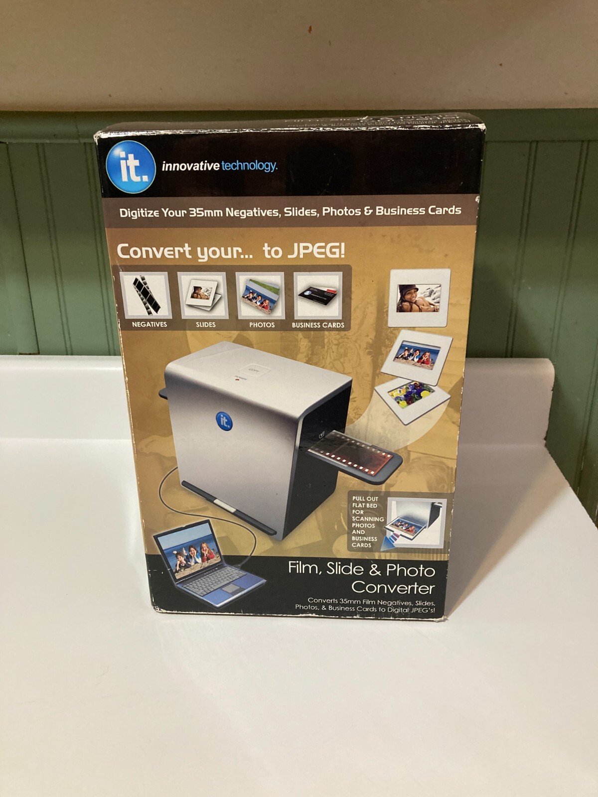 NEW IT Innovative Technology Film, Slide & Photo Converter ITNS-500 Retails $130