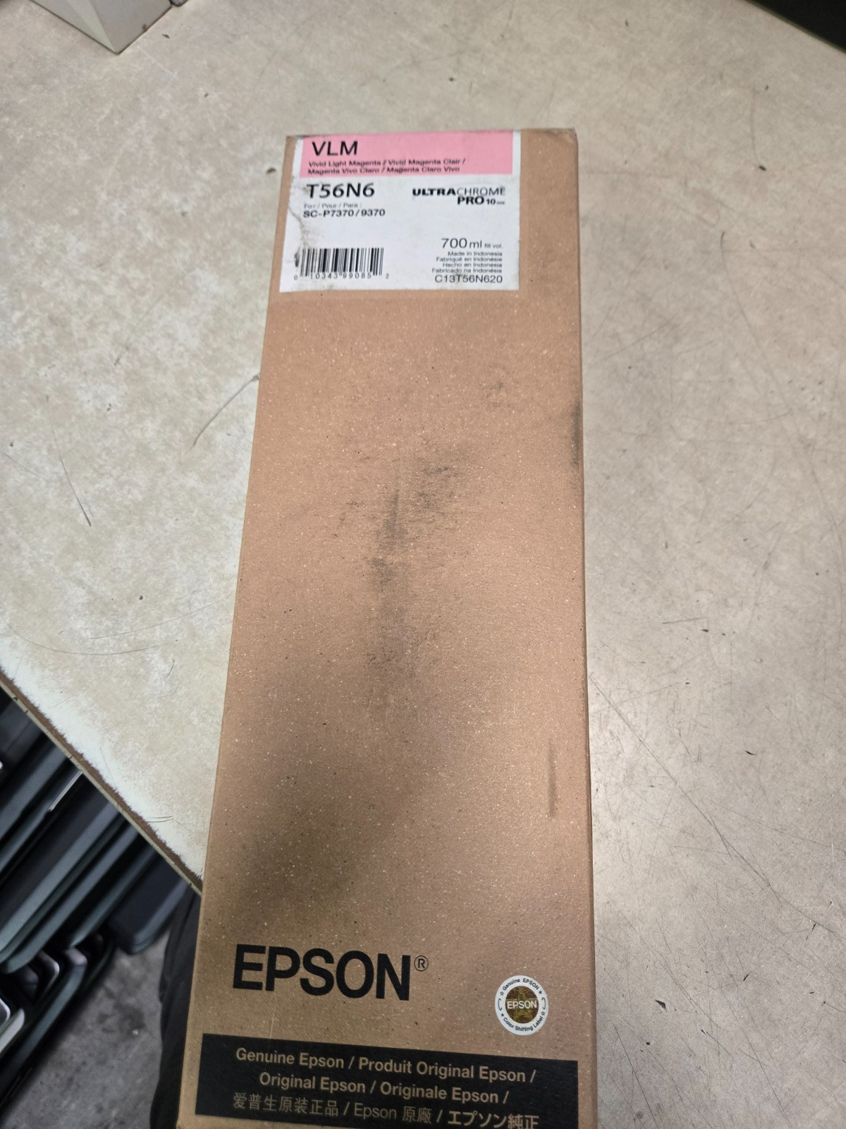 Genuine Epson Vivid Light Magenta Ink Cartridge T56N6 2028 Sealed