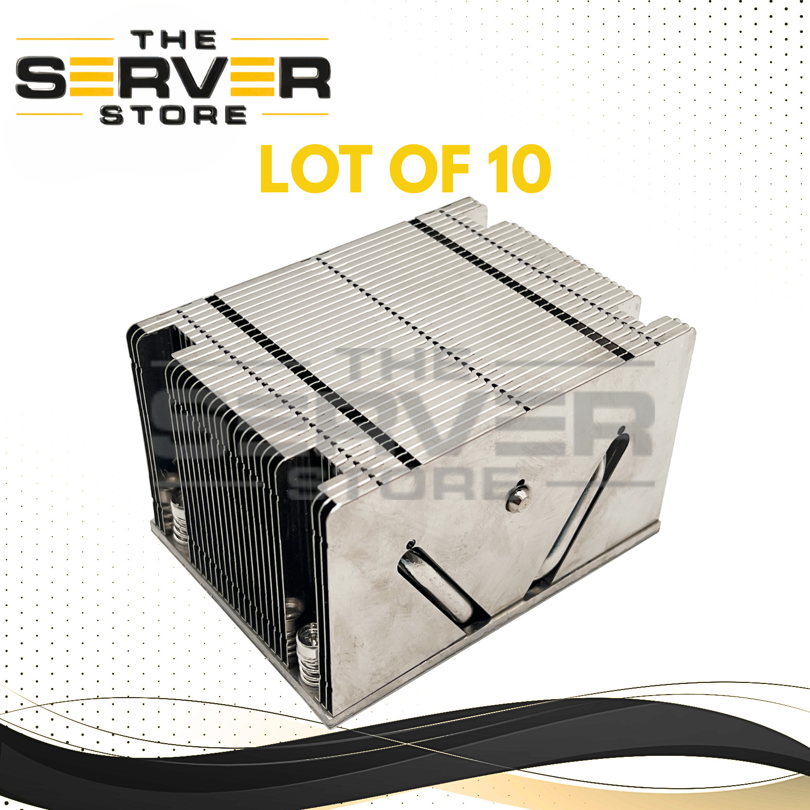 (LOT OF 10 ) Supermicro LGA2011 CPU Heatsink For X9 X10 2U UP DP MP SNK-P0048PS