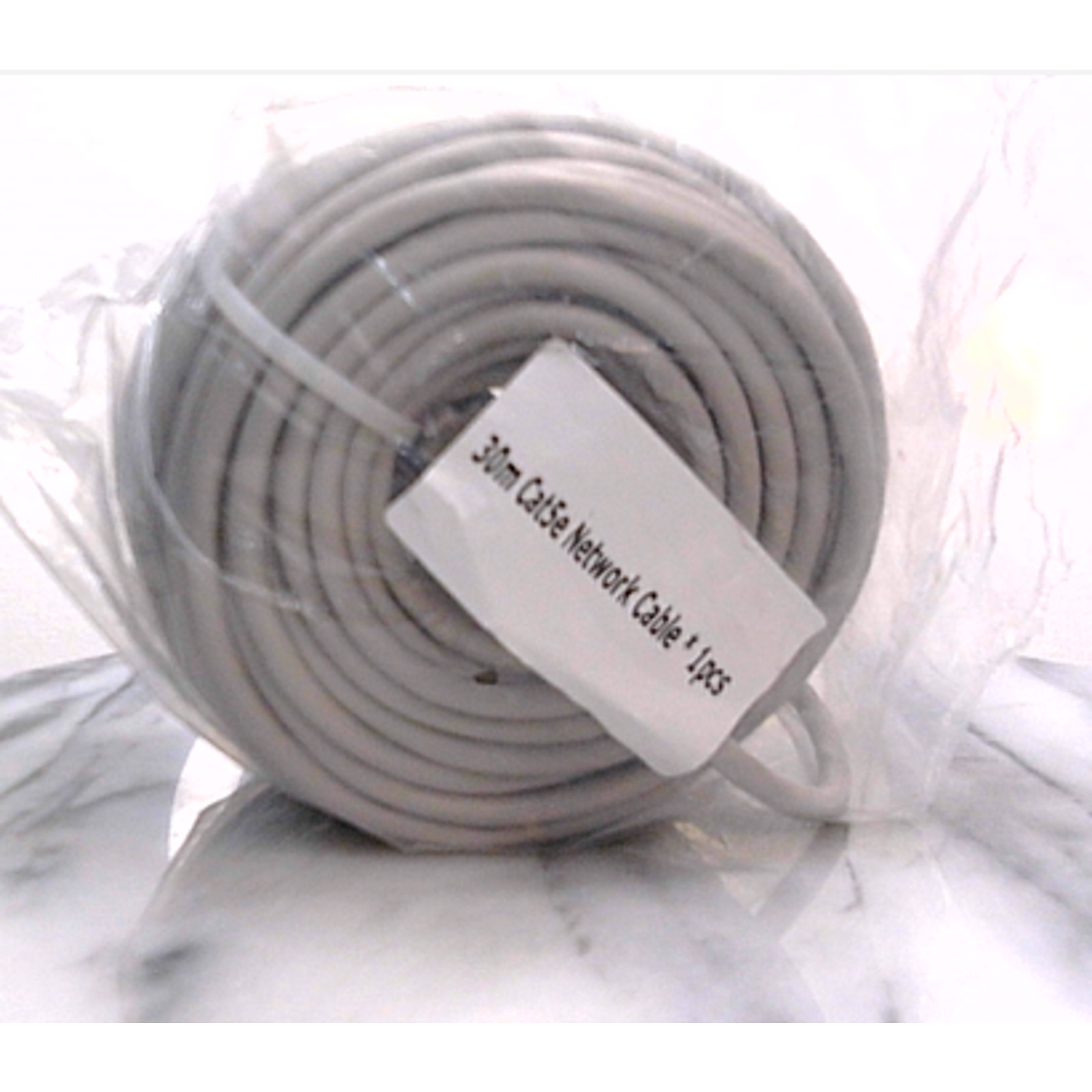 H114 NEW 30M (98 FT) Cat5e Ethernet LAN Network Cable RJ45 Router Computer Gray