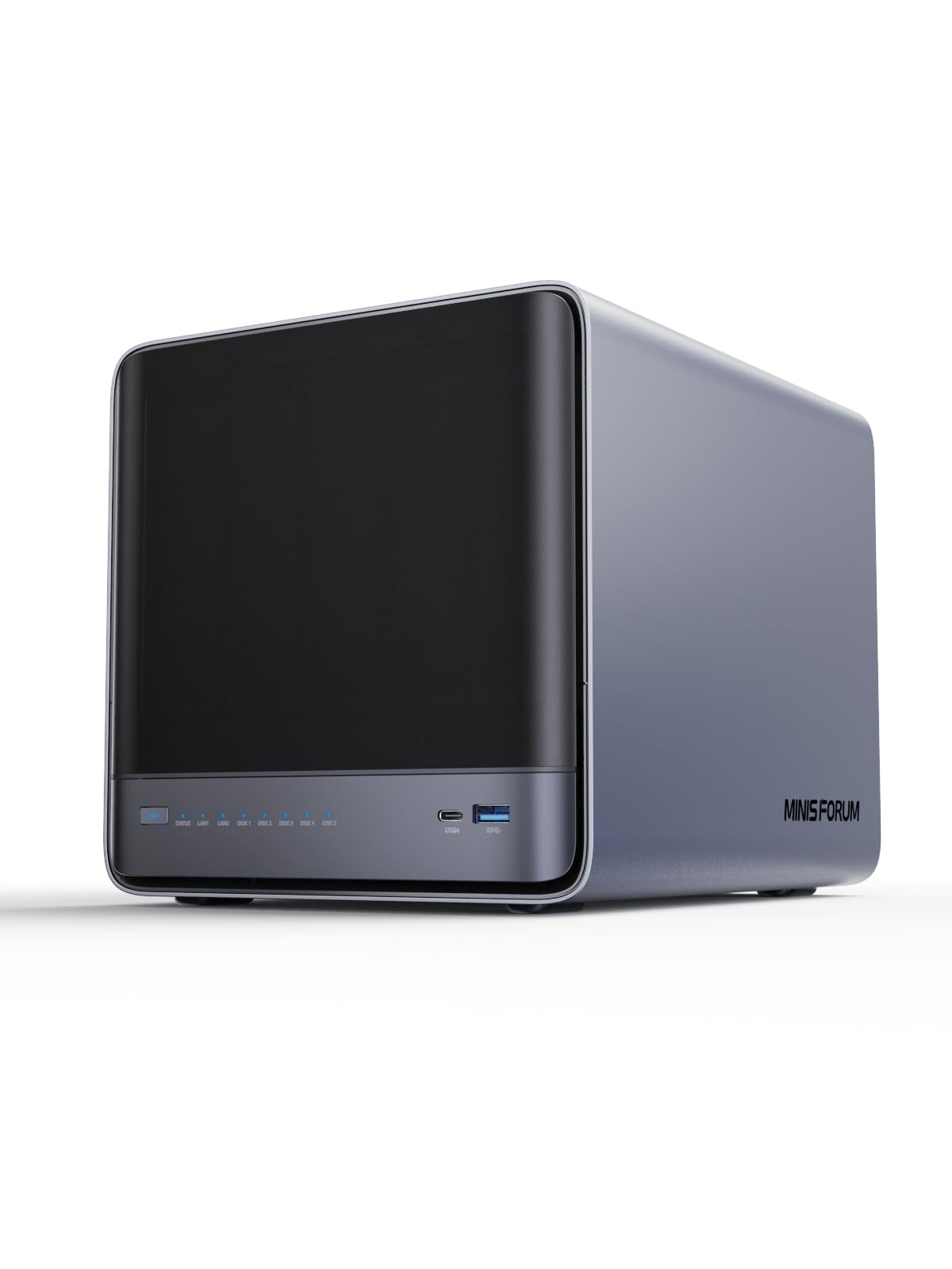 MINISFORUM N5 Air 5-Bay Desktop NAS, AMD Ryzen 7 255(8C/16T) CPU, Barebone, 64..