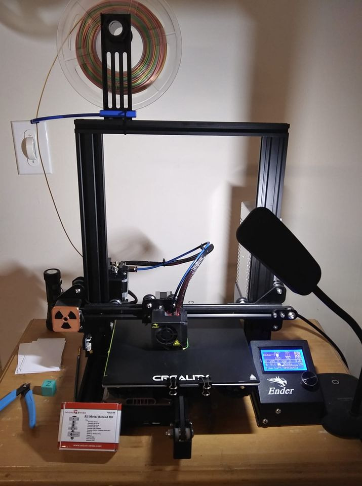 Used Creality Ender 3 3D Printer DIY Kit Resume Printing 220*220*250 On Sale US