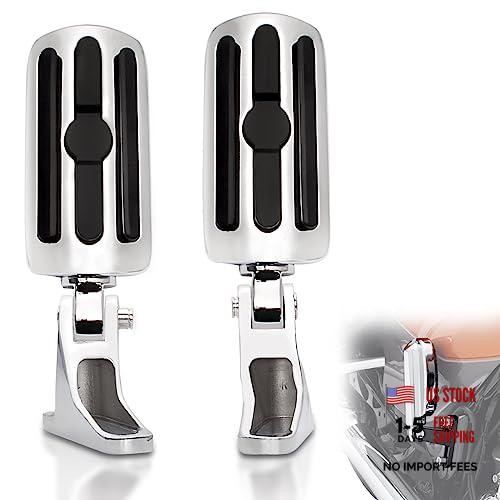 Passenger Mini Footboard, Passenger Footpegs w/Mount Chrome Passenger Footpegs