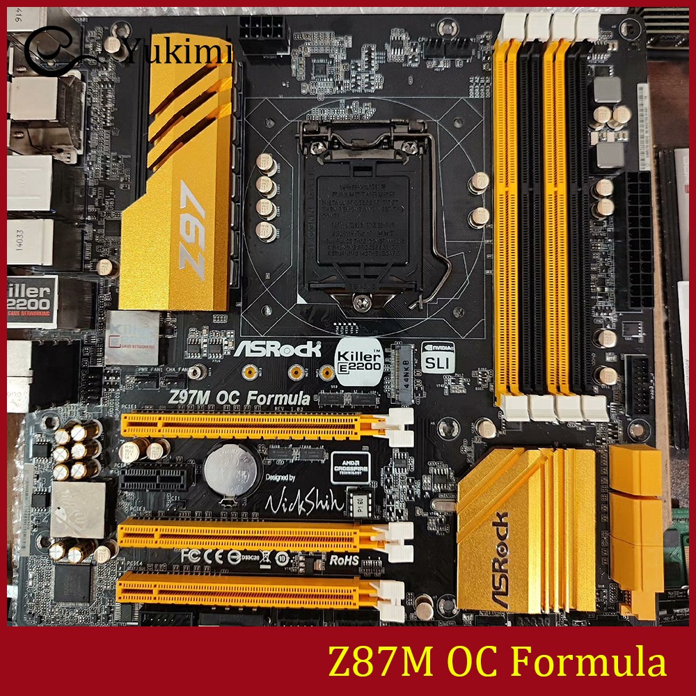 FOR ASROCK Z87M OC Formula DDR3*4 32GB HDMI DisplayPort Micro ATX Ｍotherboard