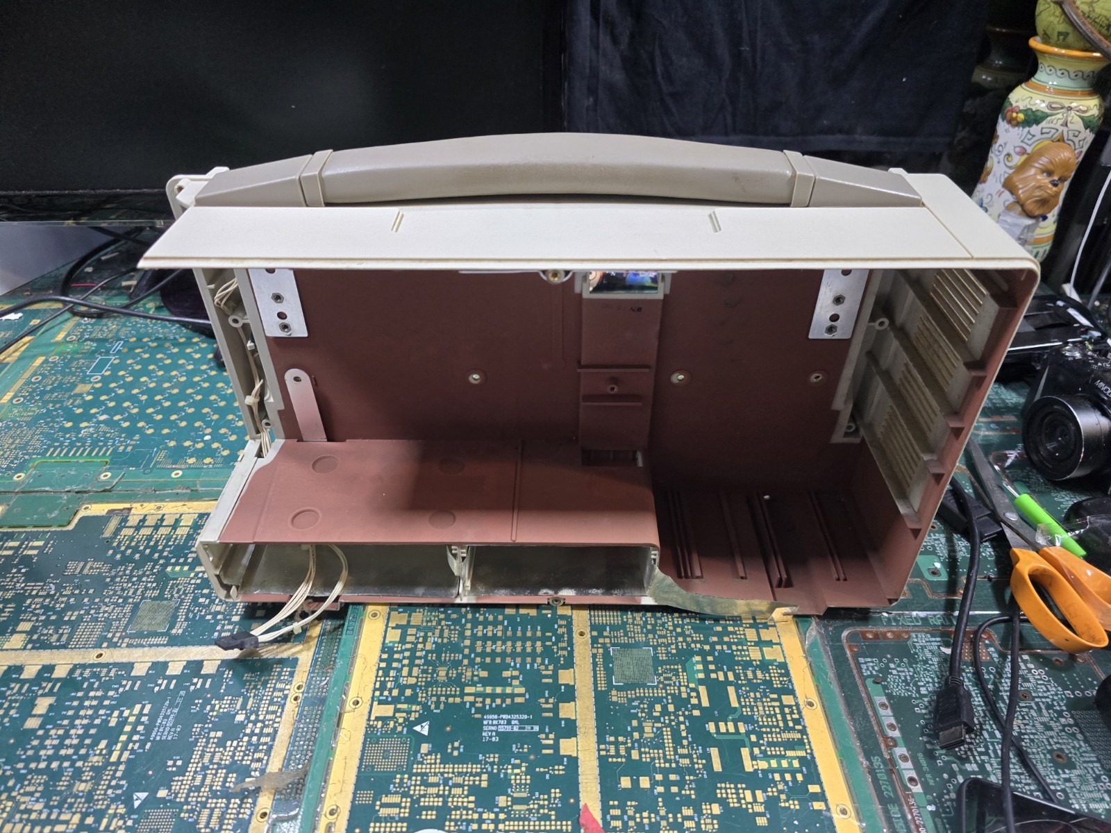 Compaq III Portable EXACT-INTACT-EMPTY INNER FRAME ONLY-Just OK Cosmetic-READ