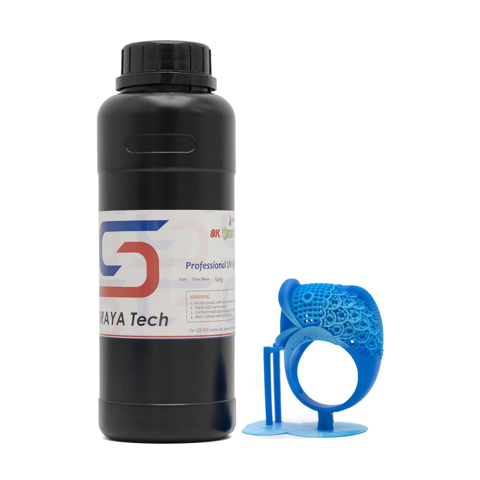 Siraya Tech Cast 3D Printer Resin Easier to Burn and Print Clean Burnout Great