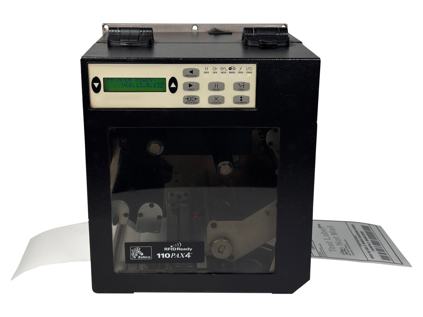 Zebra 110PAX4 Print Engine Thermal Label Printer Right Hand 300 dpi LAN Serial
