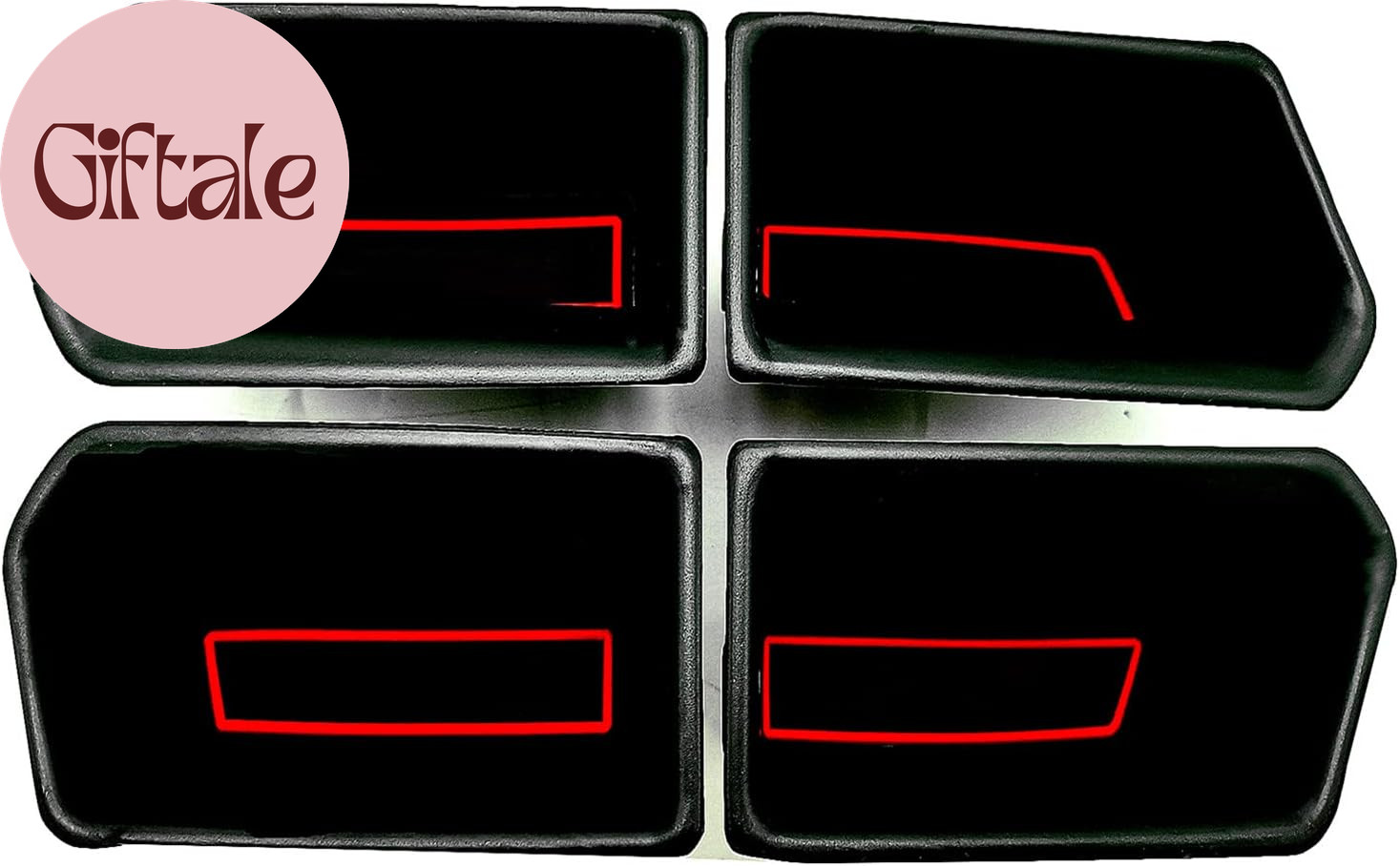 Door Grab Handle Storage Box Organizer Tray Accessories Fit for VW Atlas and Cro