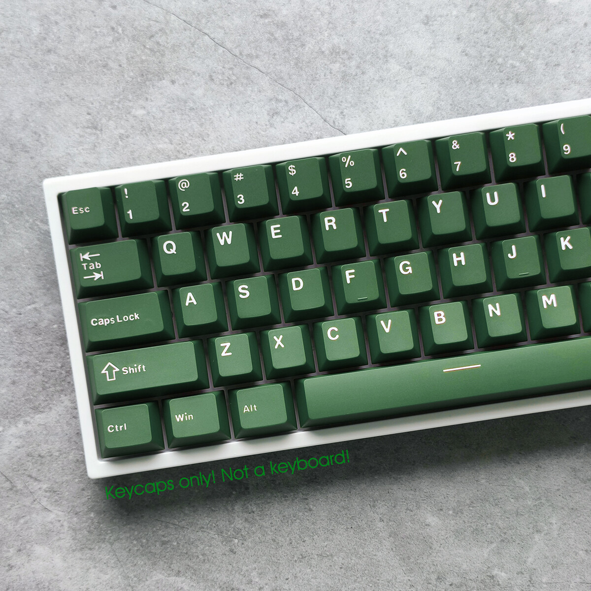 Cheese Green Double-shot Keycaps set PBT for Cherry MX Mechanical Keyboards